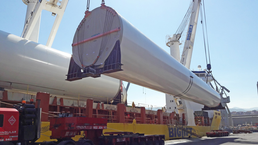 green pin wind turbines for floating windfarm