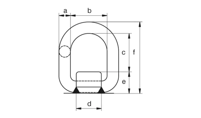 Green Pin<sup>®</sup> Weld-On Transport Ring